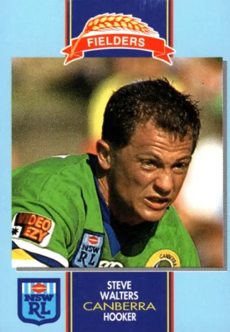 1993 Fielders Bread NSWRL Cards - 117 Steve Walters Canberra Raiders