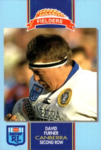 1993 Fielders Bread NSWRL Cards - 125 David Furner Canberra Raiders