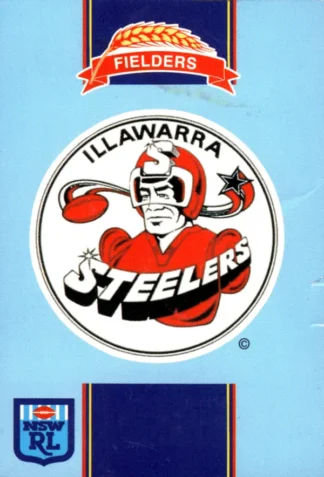 1993 Fielders Bread NSWRL Cards - 129 Illawarra Steelers Logo