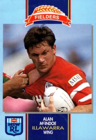 1993 Fielders Bread NSWRL Cards - 131 Alan McIndoe Illawarra Steelers
