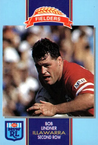 1993 Fielders Bread NSWRL Cards - 134 Bob Lindner Illawarra Steelers