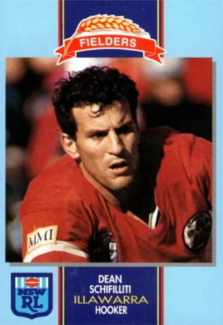 1993 Fielders Bread NSWRL Cards - 136 Dean Schifilliti Illawarra Steelers