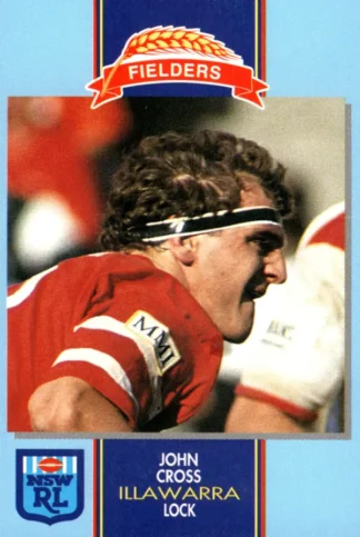 1993 Fielders Bread NSWRL Cards - 137 John Cross Illawarra Steelers
