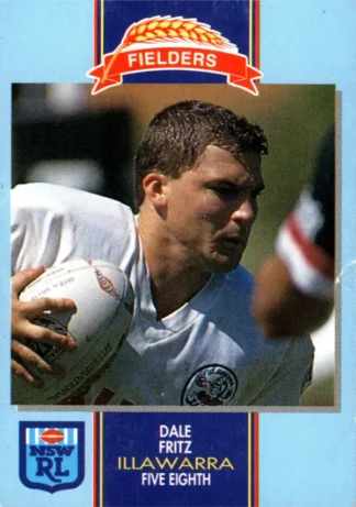 1993 Fielders Bread NSWRL Cards - 140 Dale Fritz Illawarra Steelers