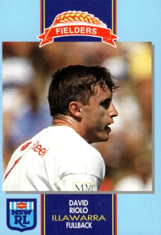 1993 Fielders Bread NSWRL Cards - 141 David Riolo Illawarra Steelers