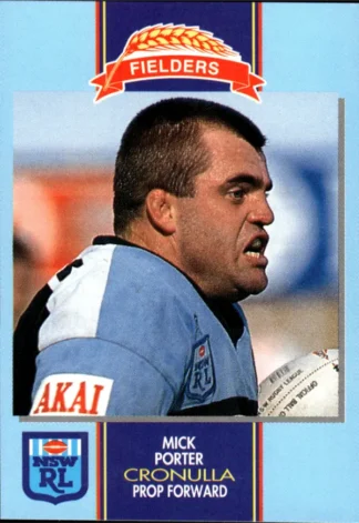 1993 Fielders Bread NSWRL Cards - 152 Michael Porter Cronulla Sharks
