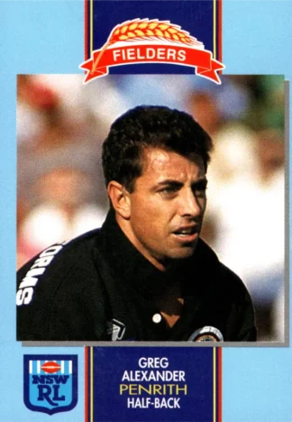 1993 Fielders Bread NSWRL Cards - 162 Greg Alexander Penrith Panthers