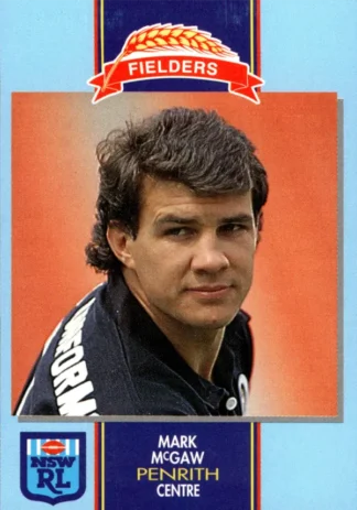 1993 Fielders Bread NSWRL Cards - 163 Mark McGaw Penrith Panthers