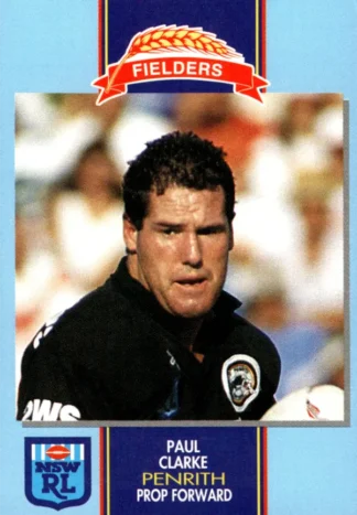 1993 Fielders Bread NSWRL Cards - 173 Paul Clarke Penrith Panthers