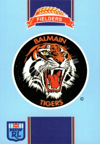 1993 Fielders Bread NSWRL Cards - 177 Balmain Tigers Logo