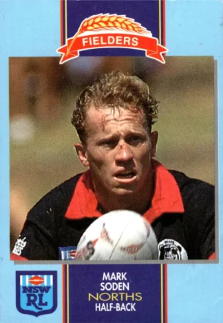 1993 Fielders Bread NSWRL Cards - 199 Mark Soden North Sydney Bears