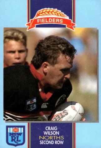 1993 Fielders Bread NSWRL Cards - 200 Craig Wilson North Sydney Bears
