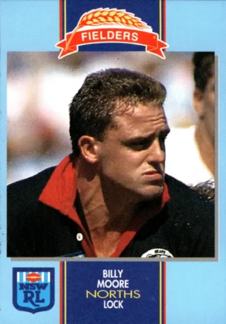 1993 Fielders Bread NSWRL Cards - 201 Billy Moore North Sydney Bears