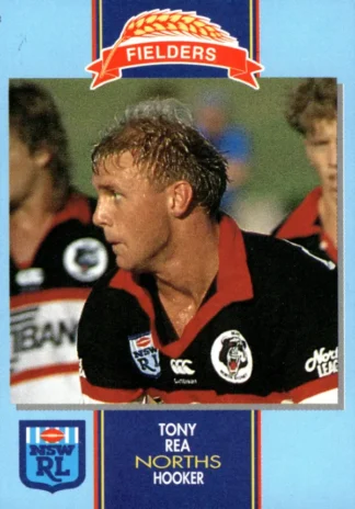 1993 Fielders Bread NSWRL Cards - 202 Tony Rea North Sydney Bears