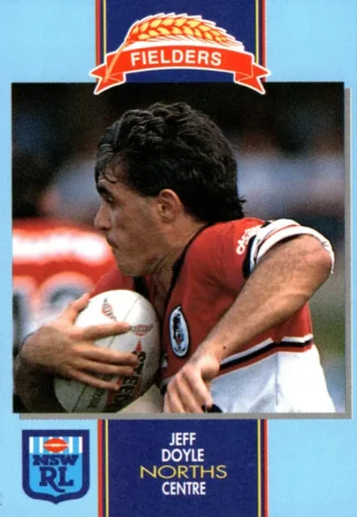 1993 Fielders Bread NSWRL Cards - 203 Jeff Doyle North Sydney Bears