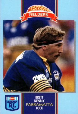 1993 Fielders Bread NSWRL Cards - 210 Brett Kenny Parramatta Eels