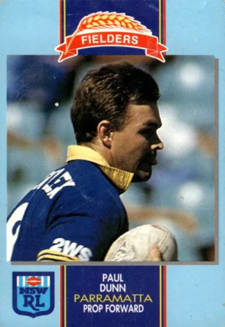 1993 Fielders Bread NSWRL Cards - 213 Paul Dunn Parramatta Eels
