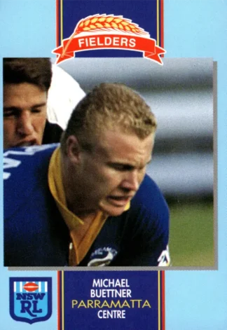 1993 Fielders Bread NSWRL Cards - 215 Michael Buettner Parramatta Eels