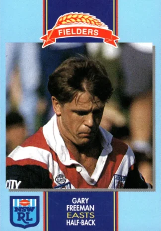 1993 Fielders Bread NSWRL Cards - 226 Gary Freeman Eastern Suburbs Roosters