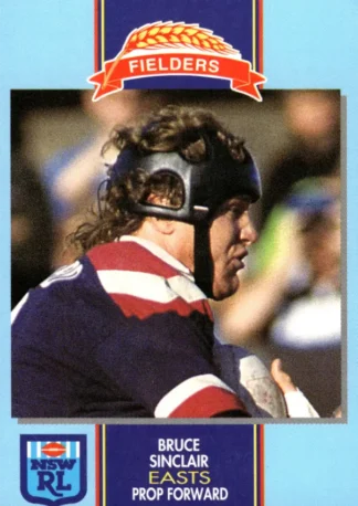 1993 Fielders Bread NSWRL Cards - 233 Bruce Sinclair Eastern Suburbs Roosters