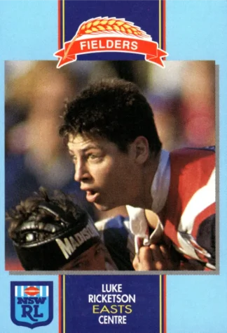 1993 Fielders Bread NSWRL Cards - 234 Luke Ricketson Eastern Suburbs Roosters