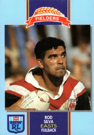 1993 Fielders Bread NSWRL Cards - 237 Rod Silva Eastern Suburbs Roosters