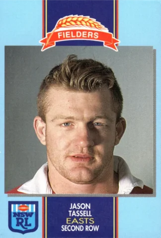 1993 Fielders Bread NSWRL Cards - 238 Jason Tassell Eastern Suburbs Roosters