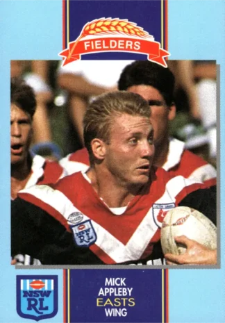 1993 Fielders Bread NSWRL Cards - 239 Mick Appleby Eastern Suburbs Roosters