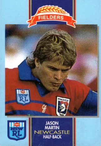 1993 Fielders Bread NSWRL Cards - 245 Jason Martin Newcastle Knights