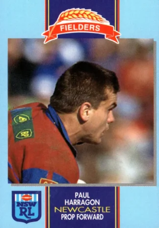 1993 Fielders Bread NSWRL Cards - 246 Paul Harragon Newcastle Knights