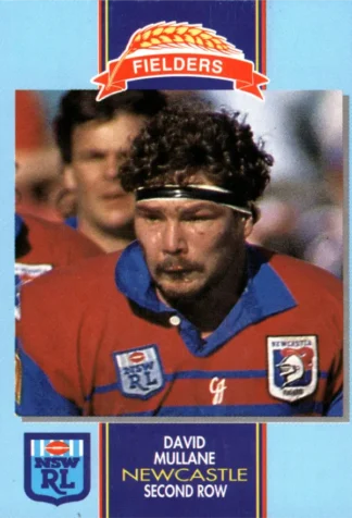 1993 Fielders Bread NSWRL Cards - 251 David Mullane Newcastle Knights