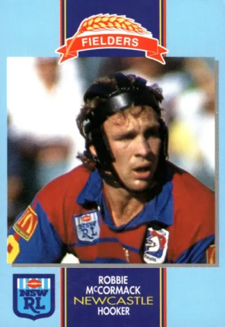 The NRL Trading Card Specialists 16 1993 Fielders Bread NSWRL Cards - 252 Robbie McCormack Newcastle Knights