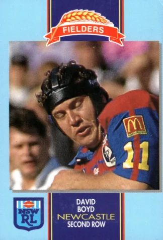 The NRL Trading Card Specialists 15 1993 Fielders Bread NSWRL Cards - 253 David Boyd Newcastle Knights