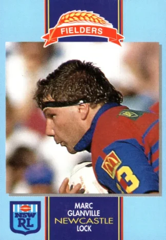 The NRL Trading Card Specialists 12 1993 Fielders Bread NSWRL Cards - 256 Marc Glanville Newcastle Knights