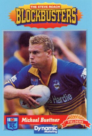 1994 Steve Roach Blockbusters - Card 02 Michael Buettner Parramatta Eels