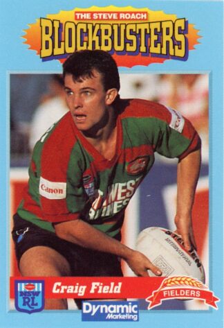 1994 Steve Roach Blockbusters - Card 08 Craig Field South Sydney Rabbitohs