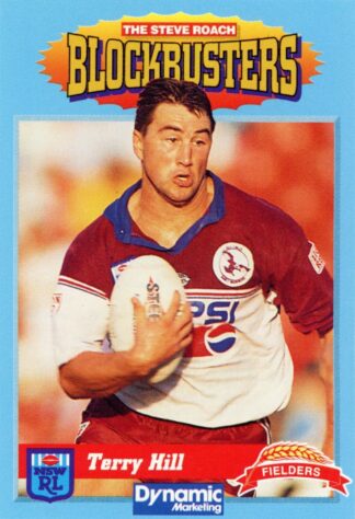 1994 Steve Roach Blockbusters - Card 13 Terry Hill Manly Sea Eagles