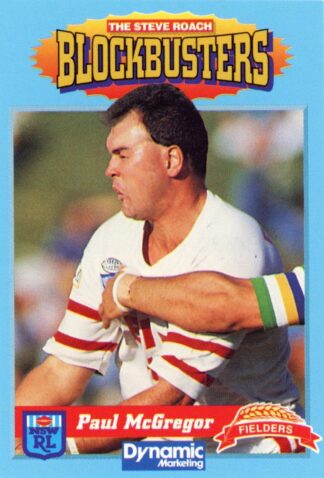 1994 Steve Roach Blockbusters - Card 17 Paul McGregor Illawarra Steelers