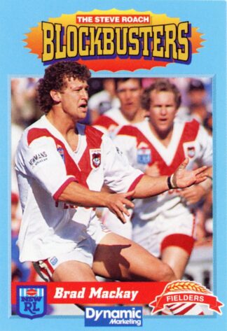 1994 Steve Roach Blockbusters - Card 18 Brad Mackay St George Dragons