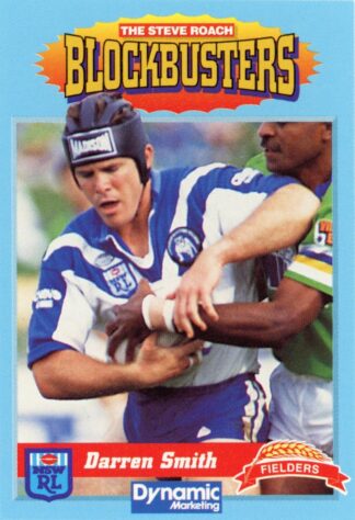 1994 Steve Roach Blockbusters - Card 26 Darren Smith Canterbury Bulldogs