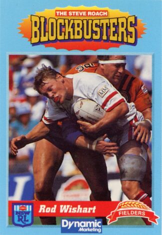 1994 Steve Roach Blockbusters - Card 30 Rod Wishart Illawarra Steelers