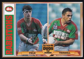 1994 Dynamic Series 1 Dynamic Duos - 12 Craig Field & Darrell Trindall South Sydney Rabbitohs