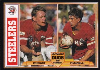 1994 Dynamic Series 1 Dynamic Duos - 14 Neil Piccinelli & Rod Wishart Illawarra Steelers