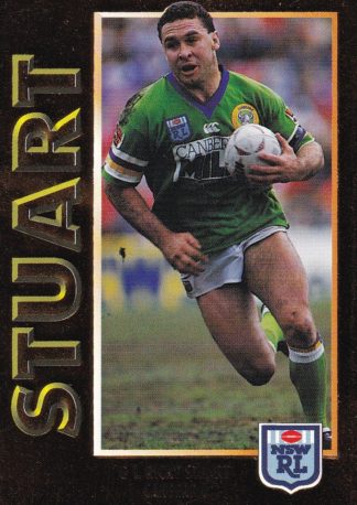 1994 Dynamic Series 1 Gold Card - G1 Ricky Stuart Canberra Raiders