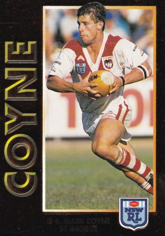 1994 Dynamic Series 1 Gold Card - G4 Mark Coyne St George Dragons