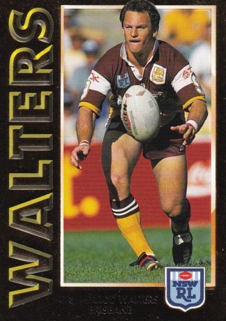 1994 Dynamic Series 1 Gold Card - G5 Kerrod Walters Brisbane Broncos