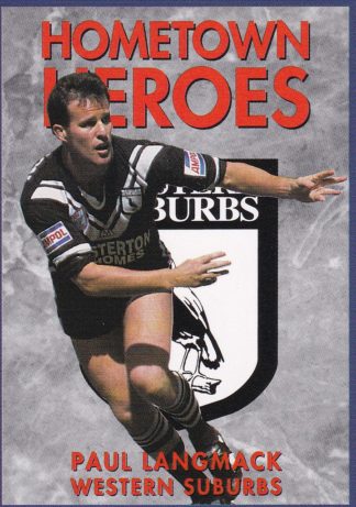 1994 Dynamic Series 1 Hometown Heroes - 16 Paul Langmack Western Suburbs Magpies