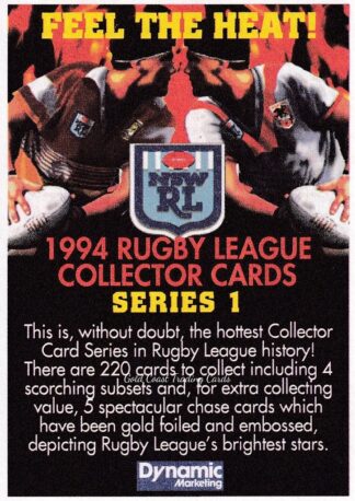 1994 Dynamic Series 1 Promotional Cards