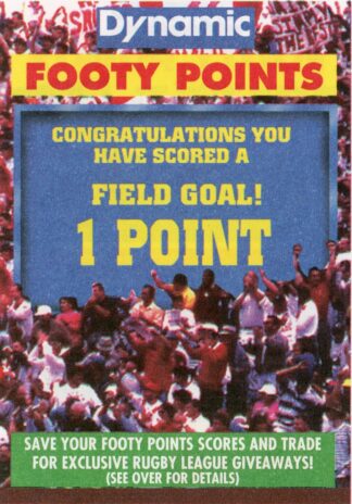 1994 Dynamic Series 1 Paper Promotional Card - P1 Footy Points