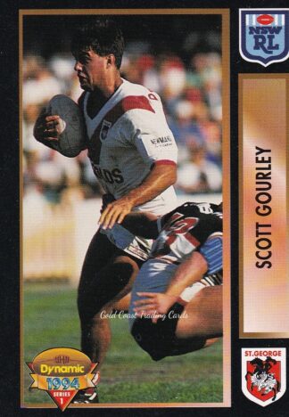 1994 Dynamic Series 1 Base Promotional Card - Scott Gourley St George Dragons